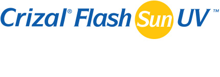Crizal® Flash Sun UV™  "Sun" Logo