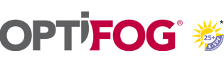 OPTiFOG® Text Logo and 25+ E-SPF* Sunblock Logo
